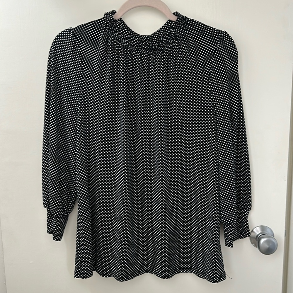 Polka dot blouse